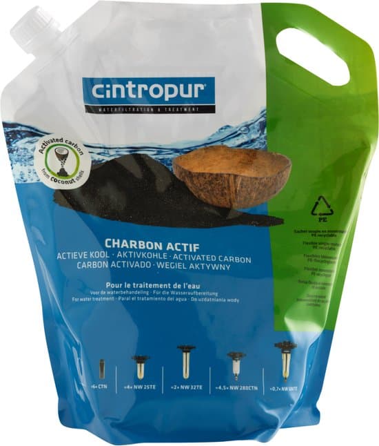 Cintropur actieve kool - actief kool - 3,4 liter - 6 x CTN - 4 x NW25 - 2 x NW32